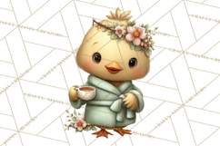 Baby Farm Animals Clipart PNG, Spa Day Cute Animals Product Image 5