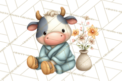 Baby Farm Animals Clipart PNG, Spa Day Cute Animals Product Image 4