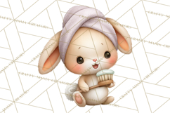 Baby Farm Animals Clipart PNG, Spa Day Cute Animals Product Image 5