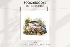 Farm Spring Flowers Bed Daisies Pansies Lilies Roses PNG Scrapbooking Art Watercolor Transparent wedding invitation shirt designs romantic digital bloom