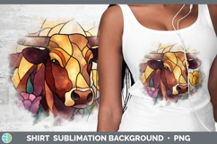 GorgeousFarm Stained Glass Flowers Shirt design.