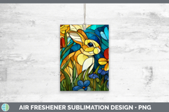 GorgeousFarm Stained Glass Flowers Air Freshener design.