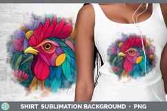 GorgeousFarm Stained Glass Flowers Shirt design.