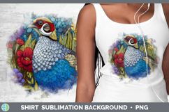 GorgeousFarm Stained Glass Flowers Shirt design.