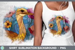 GorgeousFarm Stained Glass Flowers Shirt design.