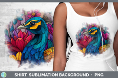 GorgeousFarm Stained Glass Flowers Shirt design.