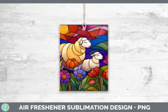 GorgeousFarm Stained Glass Flowers Air Freshener design.