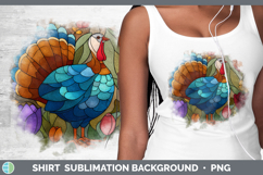 GorgeousFarm Stained Glass Flowers Shirt design.