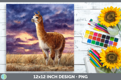 GorgeousFarm Sunset Paper Backgrounds design.