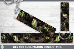 GorgeousFarm Sunset Key Fob design.