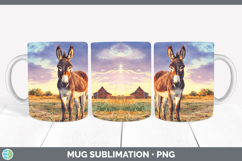 GorgeousFarm Sunset Mug Wrap design.