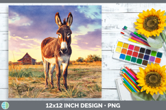 GorgeousFarm Sunset Paper Backgrounds design.