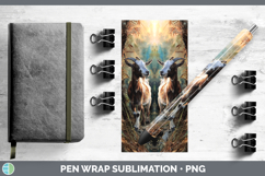 GorgeousFarm Sunset Pen Wrap design.
