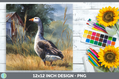 GorgeousFarm Sunset Paper Backgrounds design.