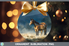 GorgeousFarm Sunset Ornament design.