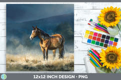 GorgeousFarm Sunset Paper Backgrounds design.