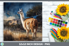 GorgeousFarm Sunset Paper Backgrounds design.