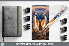 GorgeousFarm Sunset Pen Wrap design.
