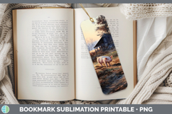 GorgeousFarm Sunset Bookmark design.