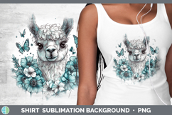 GorgeousFarm Teal Drips Shirt design.