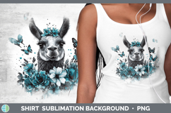 GorgeousFarm Teal Drips Shirt design.