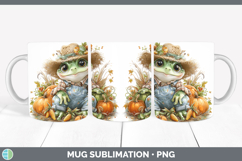 GorgeousFarm Thanksgiving Overalls Mug Wrap design.