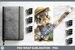 GorgeousFarm Thanksgiving Overalls Pen Wrap design.