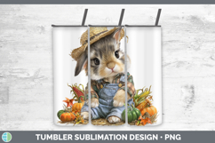 GorgeousFarm Thanksgiving Overalls Tumbler design.