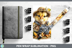 GorgeousFarm Thanksgiving Overalls Pen Wrap design.