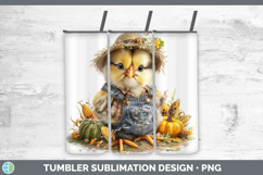 GorgeousFarm Thanksgiving Overalls Tumbler design.