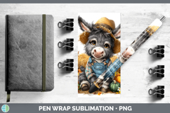 GorgeousFarm Thanksgiving Overalls Pen Wrap design.