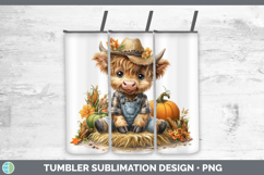 GorgeousFarm Thanksgiving Overalls Tumbler design.