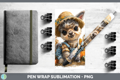 GorgeousFarm Thanksgiving Overalls Pen Wrap design.