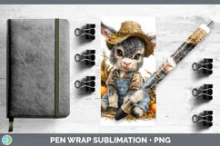 GorgeousFarm Thanksgiving Overalls Pen Wrap design.