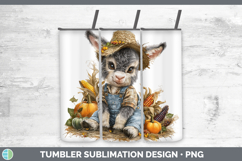 GorgeousFarm Thanksgiving Overalls Tumbler design.