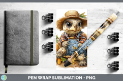 GorgeousFarm Thanksgiving Overalls Pen Wrap design.