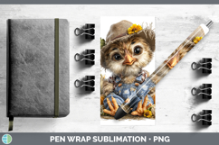 GorgeousFarm Thanksgiving Overalls Pen Wrap design.