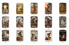 Halloween Kitchen Towel Bundle, Farm Animals Sublimations Product Image 3