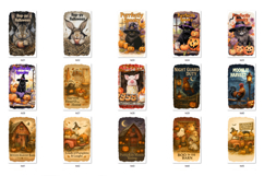Halloween Kitchen Towel Bundle, Farm Animals Sublimations Product Image 4