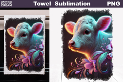 Farm Animal Towel Bundle | Colorful Kitchen PNG Product Image 29