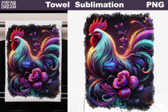 Farm Animal Towel Bundle | Colorful Kitchen PNG Product Image 7