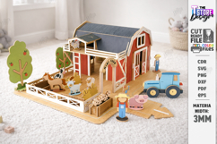 Kids Mini Farm Toy Laser Cut| Kids Laser Product Image 3