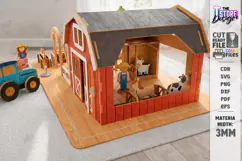 Kids Mini Farm Toy Laser Cut| Kids Laser Product Image 2