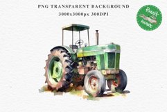 Farm Tractor Truck Watercolor Clipart PNG Red Blue Yellow Green Transparent Print for invitation t-shirt designs sublimation kids printable digital watercolor farm tractor png, Yellow, red, Blue, Red clipart, Farm life jpeg sublimation clip art