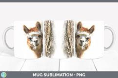 GorgeousFarm Tree Peek Mug Wrap design.
