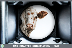GorgeousFarm Tree Peek Car Coaster design.