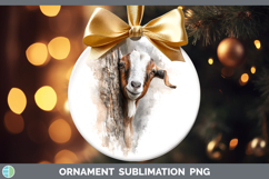 GorgeousFarm Tree Peek Ornament design.