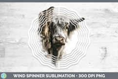 GorgeousFarm Tree Peek Wind Spinner design.