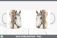 GorgeousFarm Tree Peek Mug Wrap design.