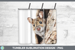 GorgeousFarm Tree Peek Tumbler design.